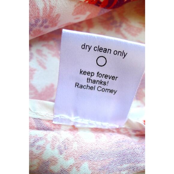 RACHEL COMEY New York Red Floral Spright Top Blouse Made USA Shopbop 6 $325 - Picture 13 of 16